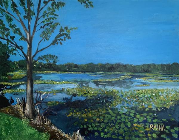 Butler Lake II — original acrylic painting